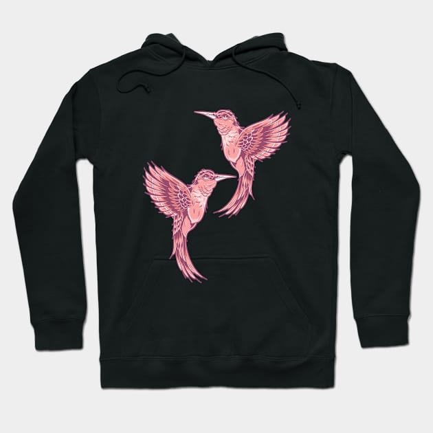 Hummingbird Spiritual Motivational Birds Lovers Gift Hoodie by YANISOVE